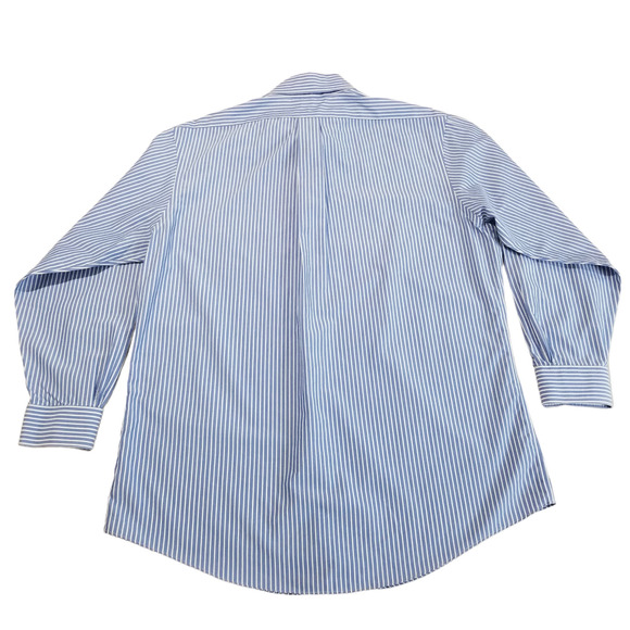 Brooks Brothers Shirt 16.5 Regent Fit Long Sleeve non iron Striped Button Down - Picture 2 of 13